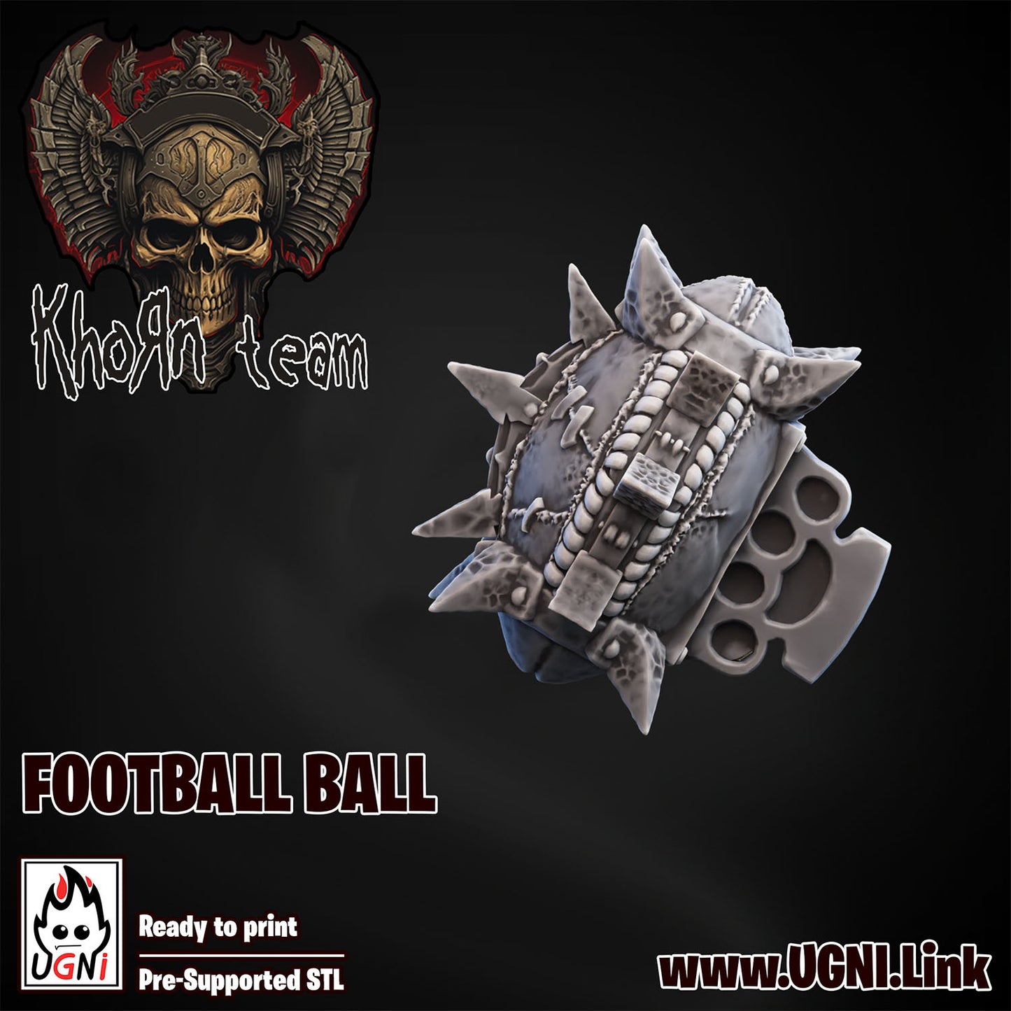 Khorn Team - Team Balls (2pcs) | UGNI Miniatures | Resin