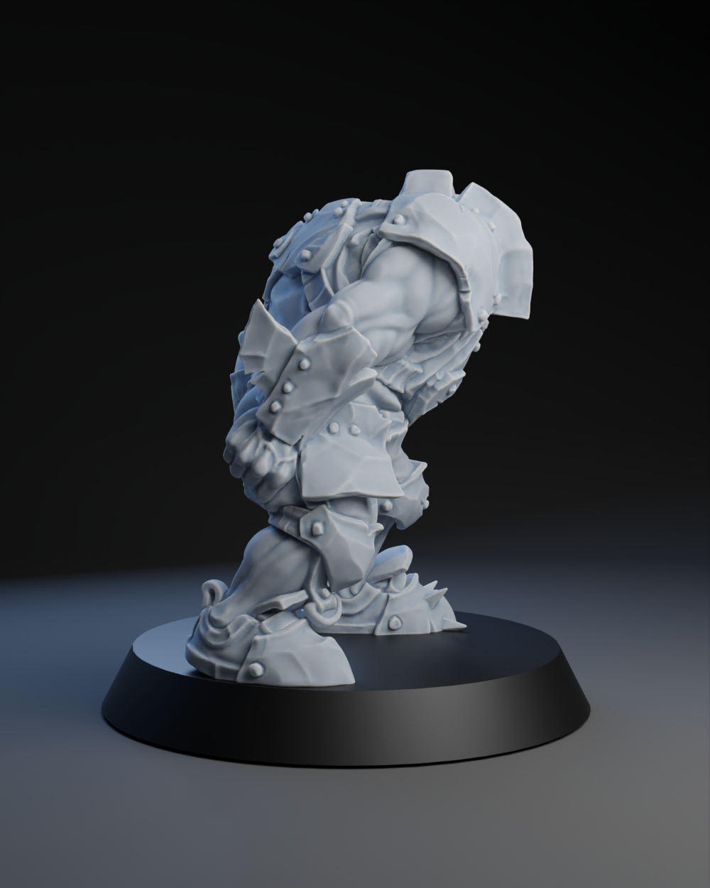 Pig Iron Pummelers Team - Lineman 04 | Brutefun Miniatures | Resin