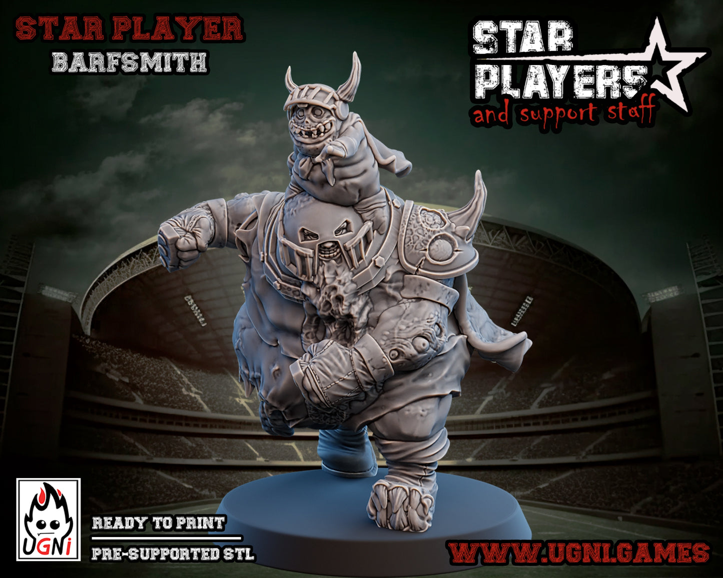 Star Player - Barfsmith | UGNI Miniatures | Resin