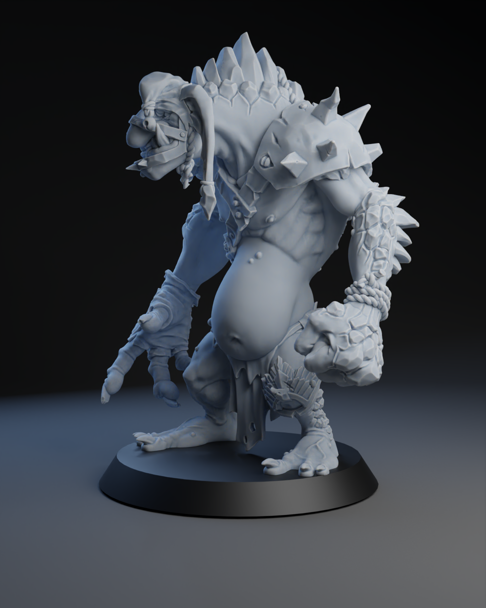 Snottingham Skwurtz Team - Troll 02 | Brutefun Miniatures | Resin