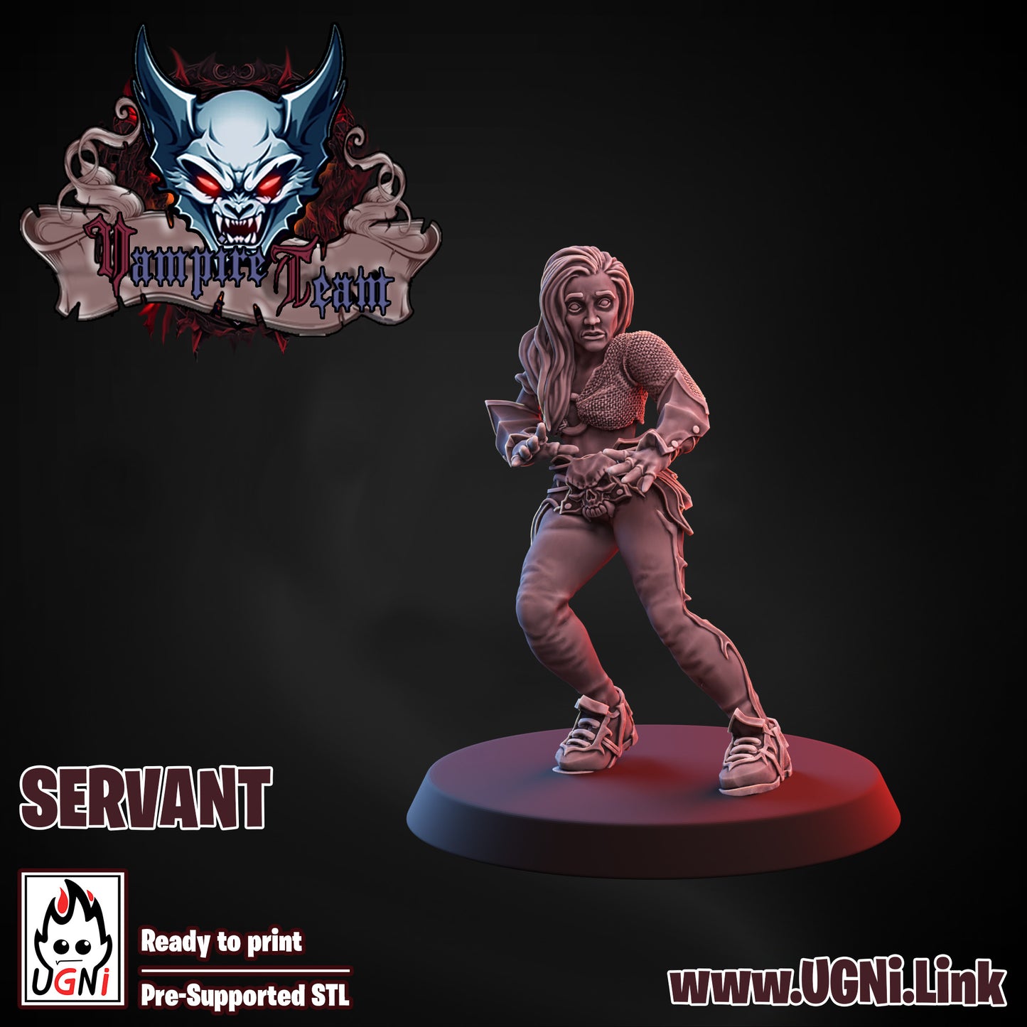 Vampire Team - Servant 07 | UGNI Miniatures | Resin