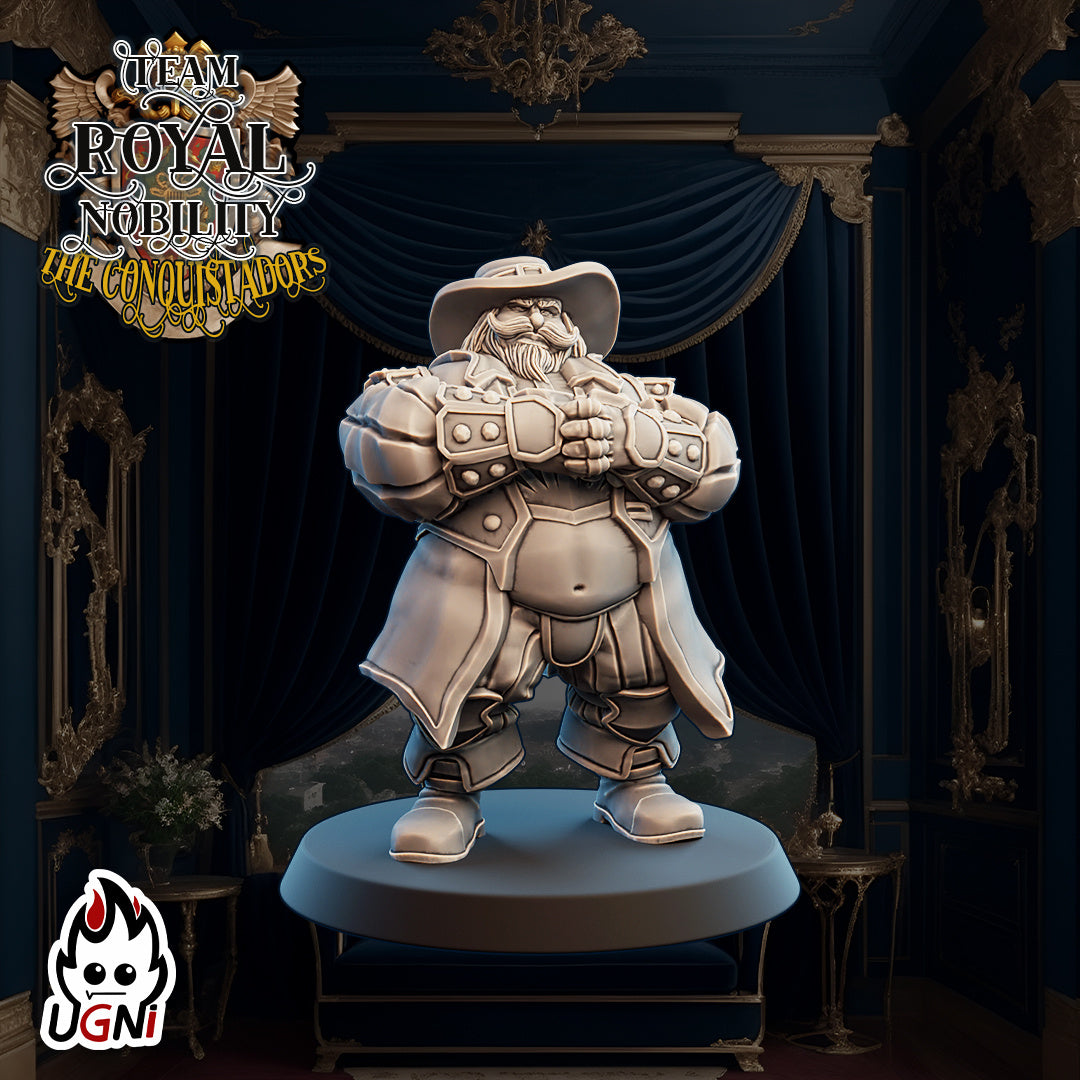 Conquistadors - Royal Nobility Bodyguard 02 | UGNI Miniatures | Resin