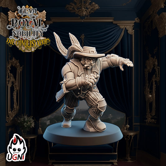 Conquistadors - Royal Nobility Bodyguard 04 | UGNI Miniatures | Resin