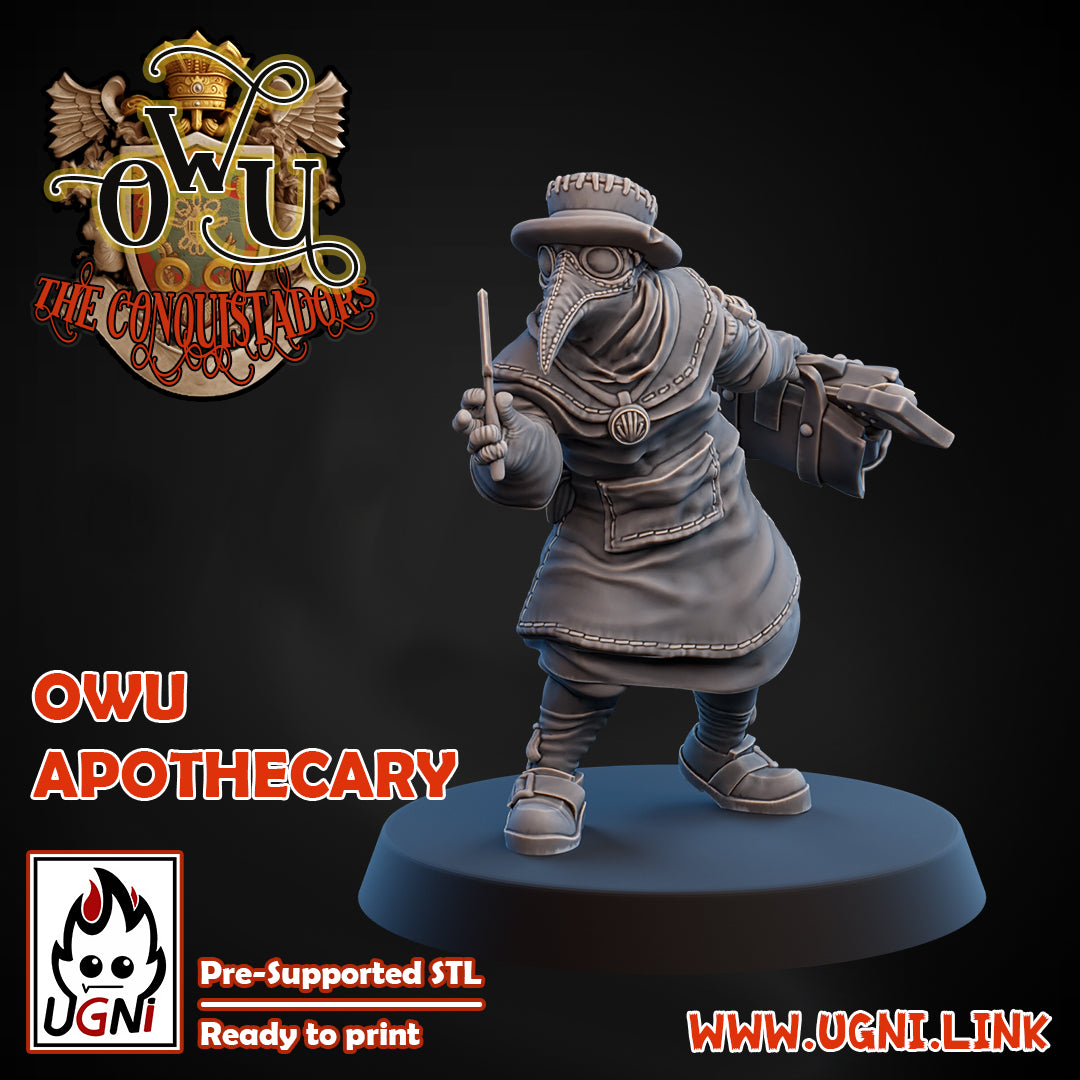 Conquistadors Apothecary | UGNI Miniatures | Resin