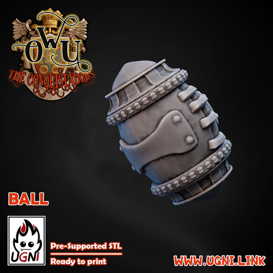 Conquistadors Balls (2pcs) | UGNI Miniatures | Resin