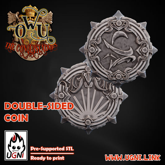 Conquistadors Coin | UGNI Miniatures | Resin