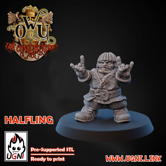 Conquistadors Halfling 01 | UGNI Miniatures | Resin