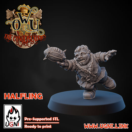 Conquistadors Halfling 03 | UGNI Miniatures | Resin