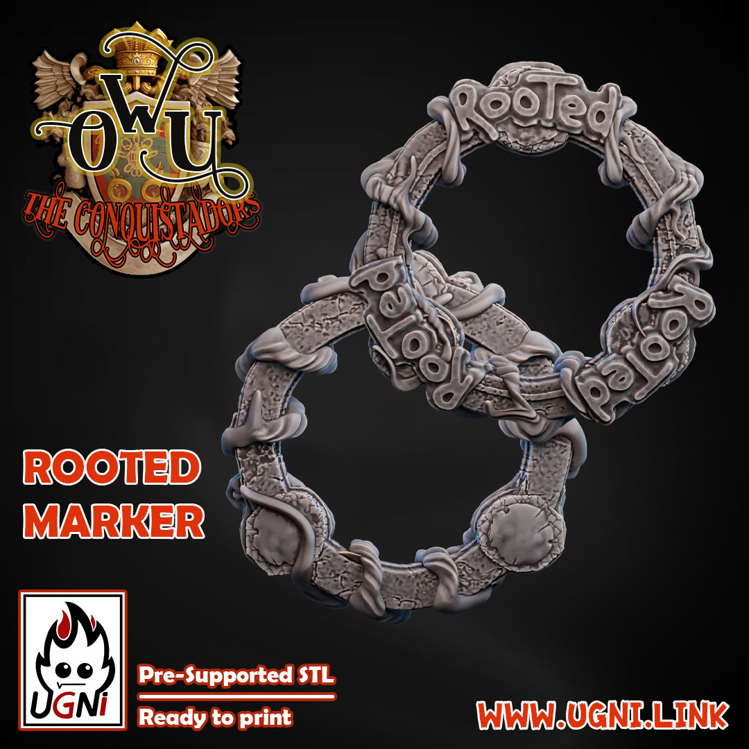 Conquistadors Rooted Marker | UGNI Miniatures | Resin