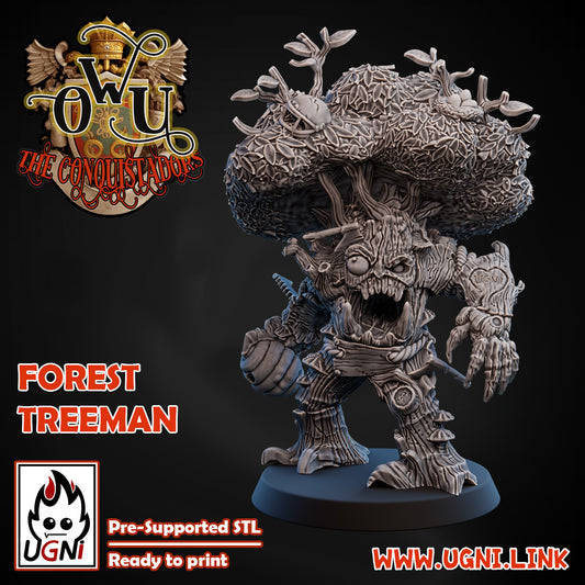 Conquistadors Treeman 01 | UGNI Miniatures | Resin