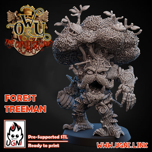 Conquistadors Treeman 02 | UGNI Miniatures | Resin