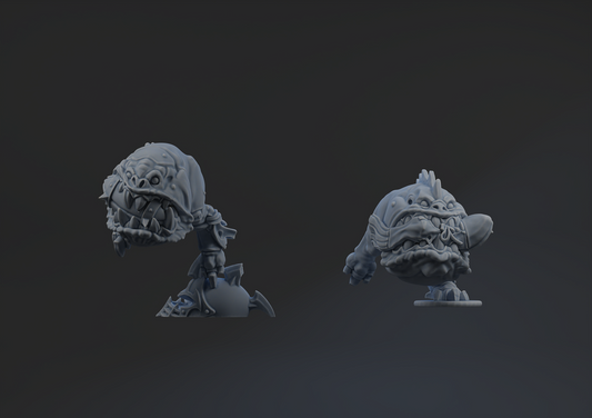 Snottingham Skwurtz Team - Fungus Runners (2pcs) | Brutefun Miniatures | Resin