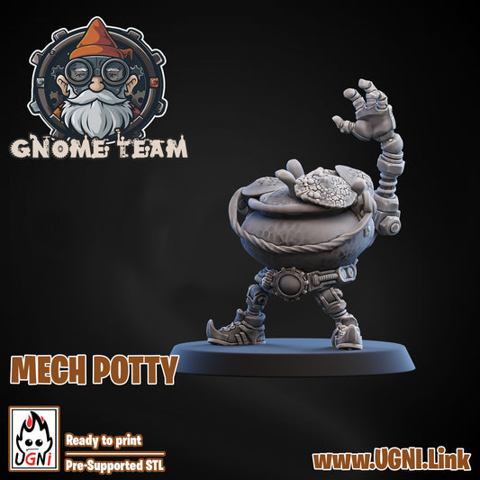 Gnome Team - Mech | UGNI Miniatures | Resin