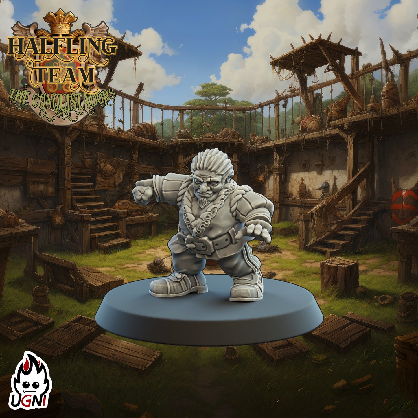 Halfling Booster Pack - Chunky 05 | UGNI Miniatures | Resin