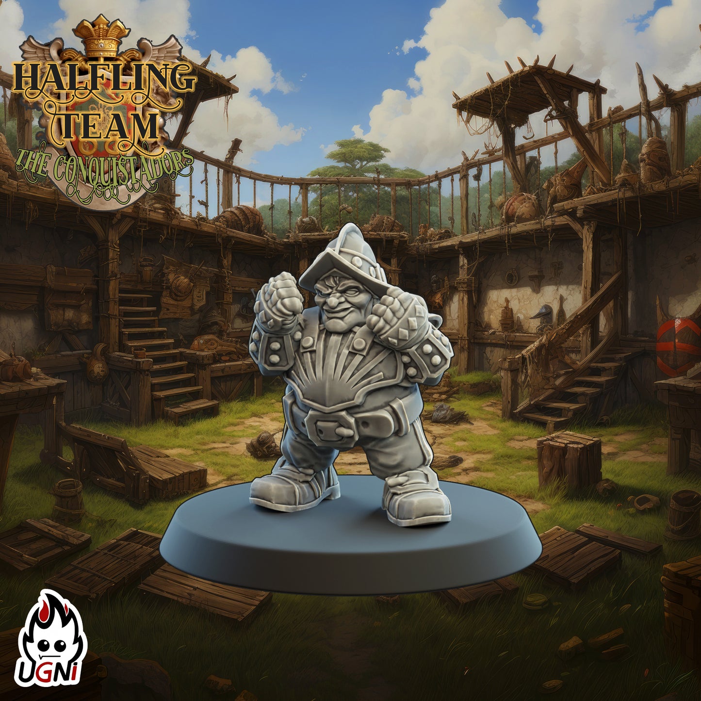 Halfling Booster Pack - Rookie 01 | UGNI Miniatures | Resin