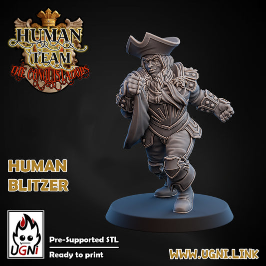 Human Booster Pack - Blitzer 04 | UGNI Miniatures | Resin