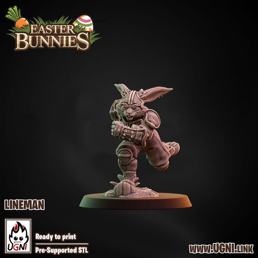 Easter Bunnies Team - Lineman 06 | UGNI Miniatures | Resin