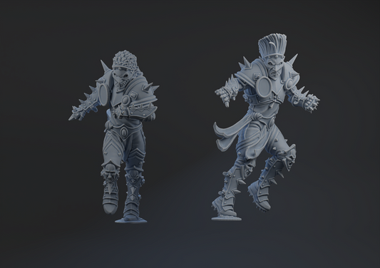 Pro Elves Team - Blitzers (2pcs) | Brutefun Miniatures | Resin