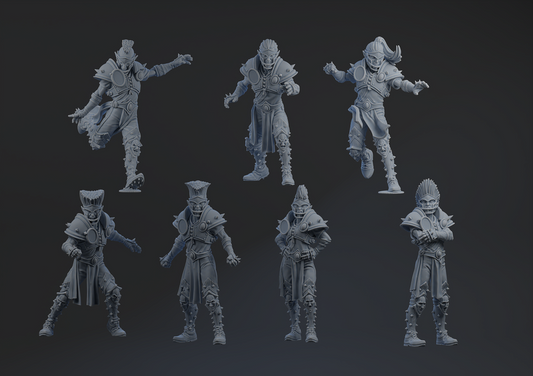 Pro Elves Team - Lineman (7pcs) | Brutefun Miniatures | Resin