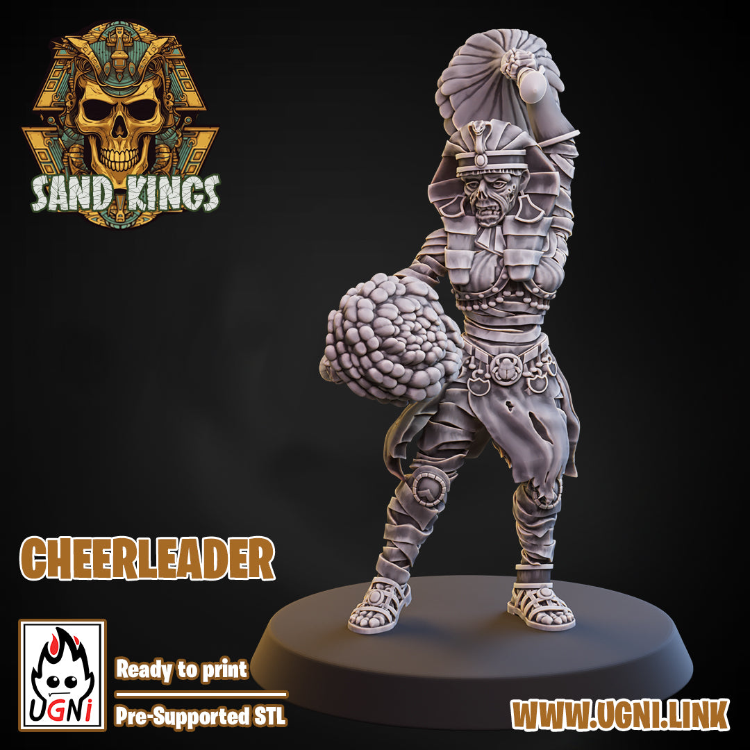 Sand Kings - Cheerleader 02 | UGNI Miniatures | Resin