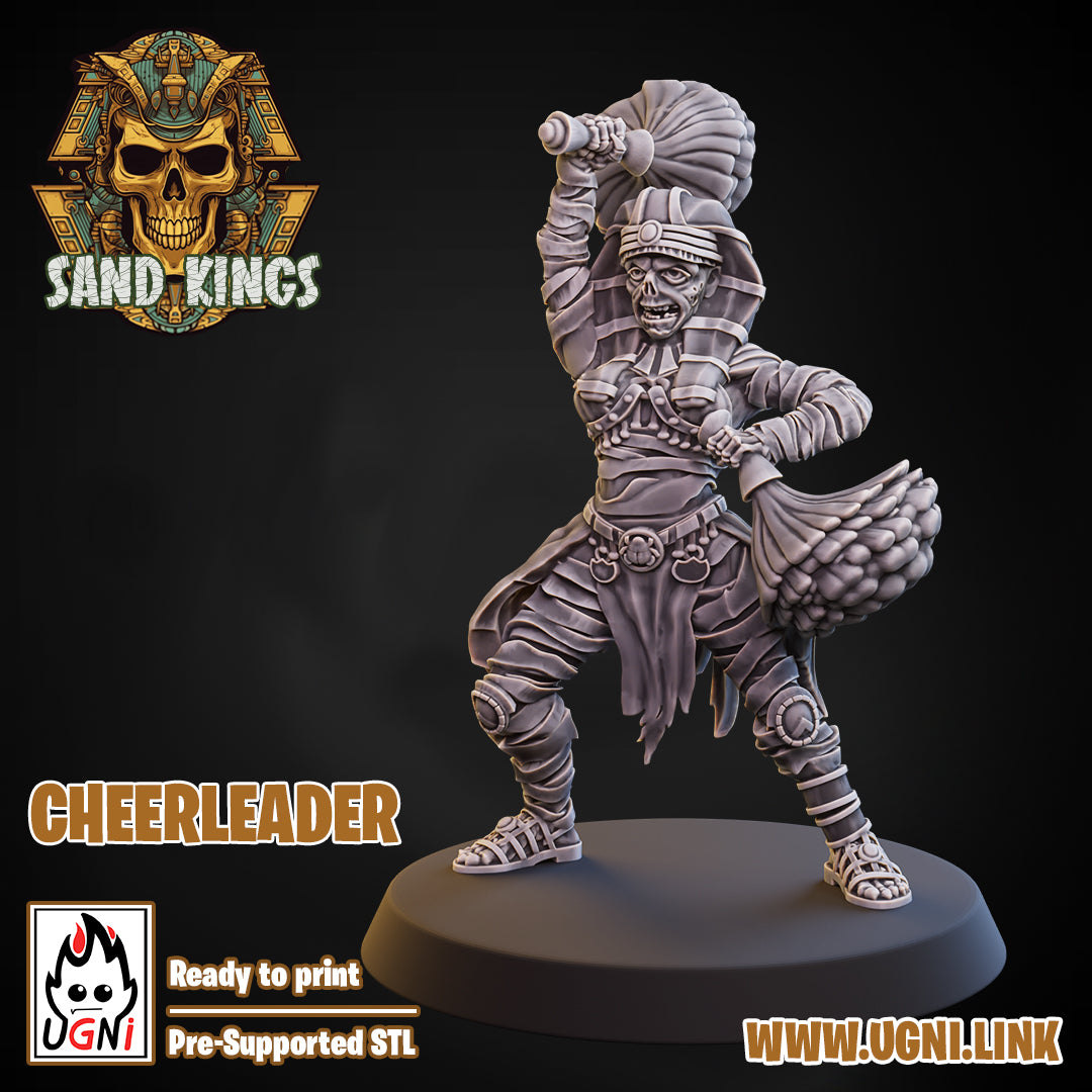 Sand Kings - Cheerleader 03 | UGNI Miniatures | Resin