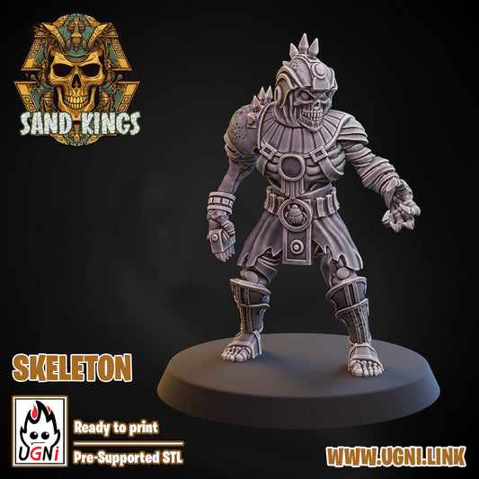 Sand Kings - Skeleton 05 | UGNI Miniatures | Resin