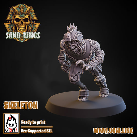 Sand Kings - Skeleton 06 | UGNI Miniatures | Resin