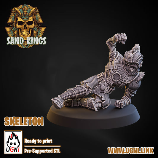 Sand Kings - Skeleton 08 | UGNI Miniatures | Resin