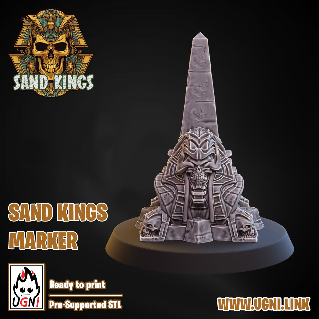 Sand Kings - Team Marker | UGNI Miniatures | Resin