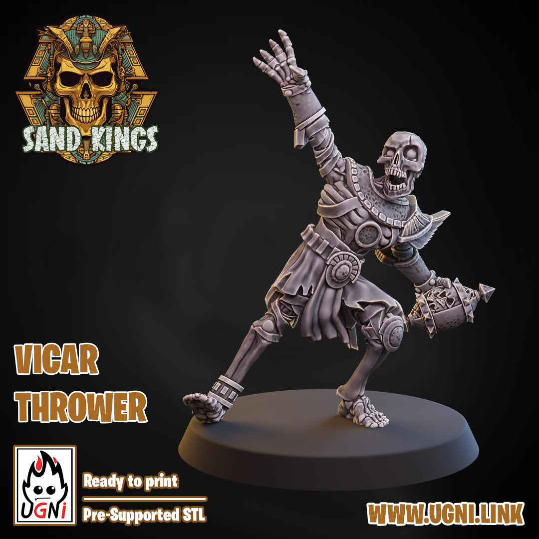 Sand Kings - Thrower 01 | UGNI Miniatures | Resin