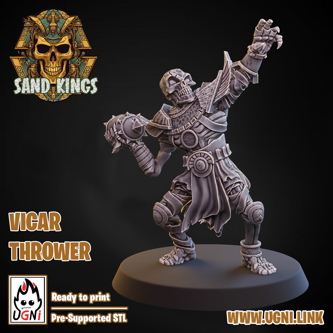 Sand Kings - Thrower 02 | UGNI Miniatures | Resin