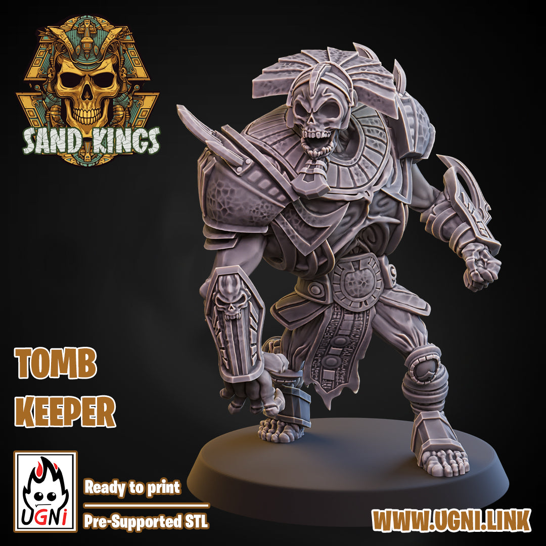 Sand Kings - Tomb Keeper 03 | UGNI Miniatures | Resin