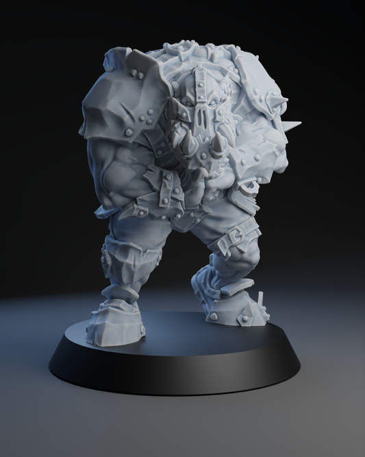 Pig Iron Pummelers Team - Big Orc 03 | Brutefun Miniatures | Resin