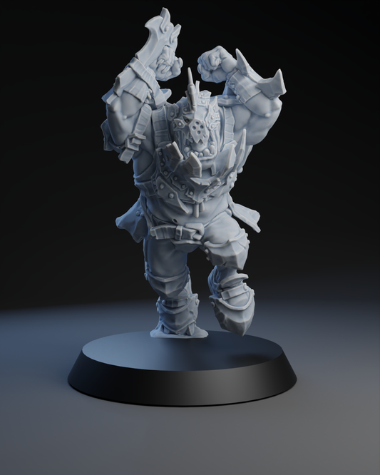 Pig Iron Pummelers Team - Blitzer 04 | Brutefun Miniatures | Resin