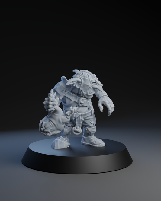 Pig Iron Pummelers Team - Goblin 03 | Brutefun Miniatures | Resin