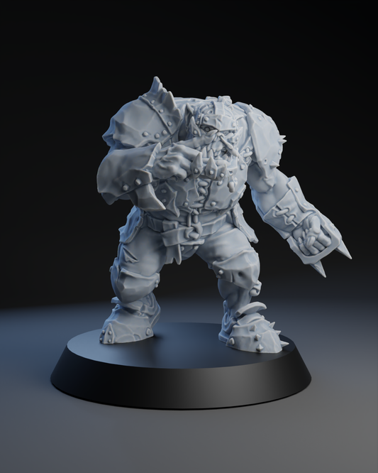 Pig Iron Pummelers Team - Lineman 01 | Brutefun Miniatures | Resin