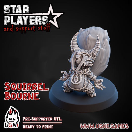 Star Player - Squirrel Bourne | UGNI Miniatures | Resin