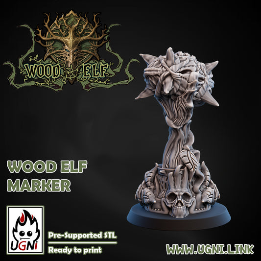 Wood Elf - Team Marker | UGNI Miniatures | Resin