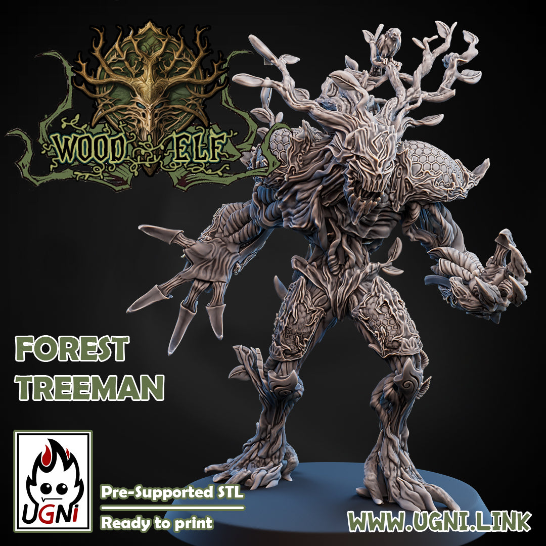 Wood Elf - Treeman | UGNI Miniatures | Resin