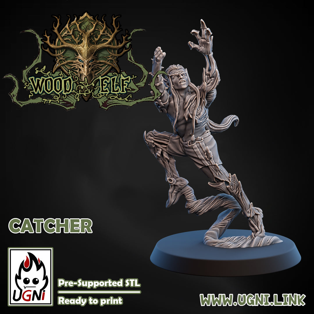 Wood Elf - Catcher 01 | UGNI Miniatures | Resin