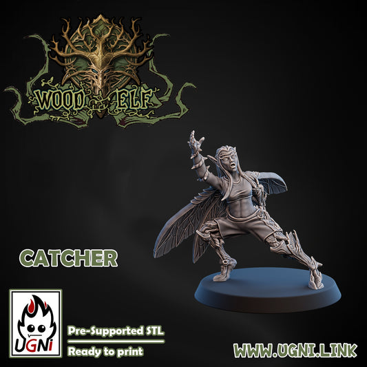 Wood Elf - Catcher 02 | UGNI Miniatures | Resin