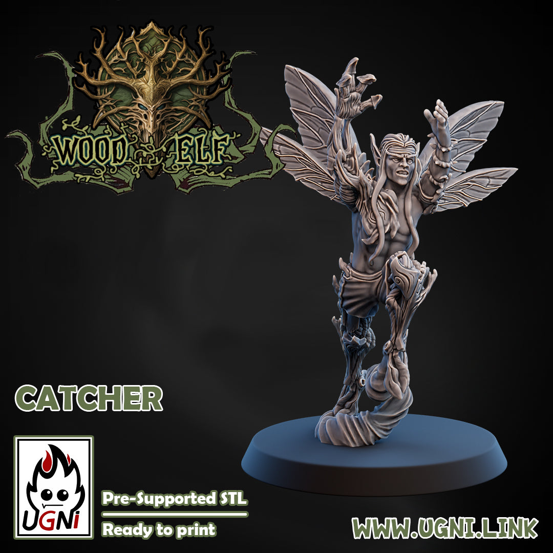 Wood Elf - Catcher 03 | UGNI Miniatures | Resin