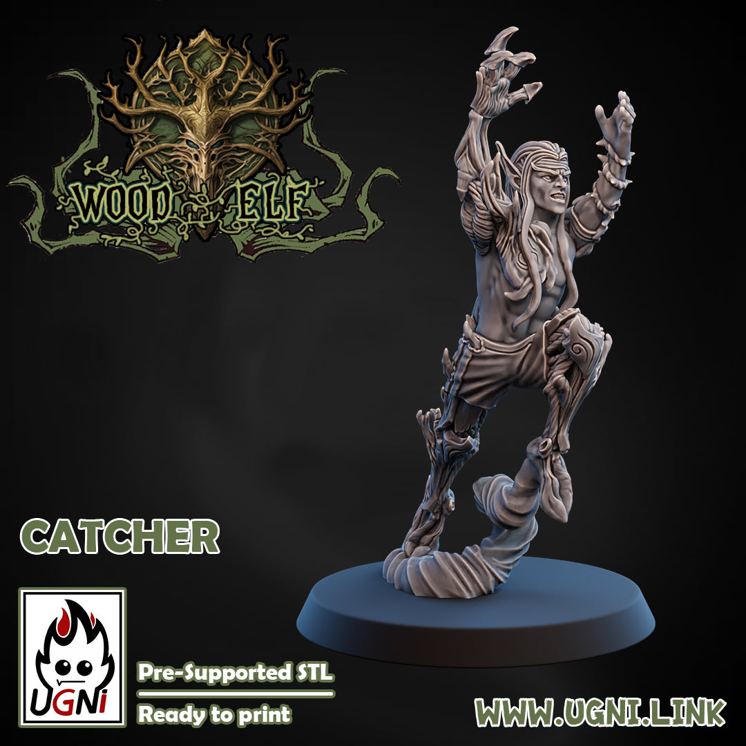 Wood Elf - Catcher 03 | UGNI Miniatures | Resin