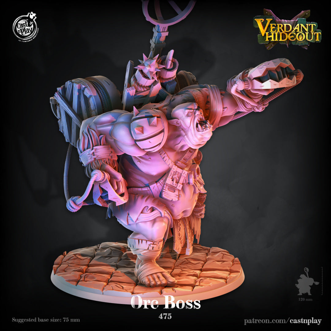 Orc Boss - Verdant Company Hideout | Cast N Play | Resin
