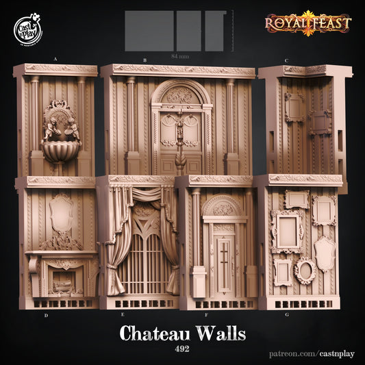 Chateau Walls - Royal Feast | Cast N Play | Resin
