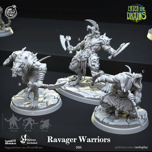 Ravager Warriors - Enter the Drains | Cast N Play | Resin