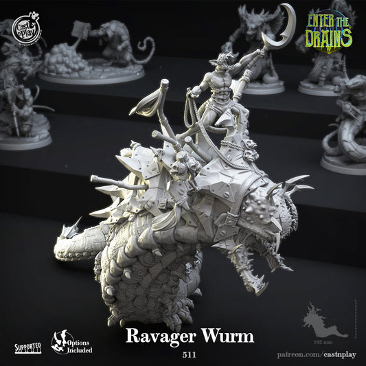 Ravager Wurm - Enter the Drains | Cast N Play | Resin