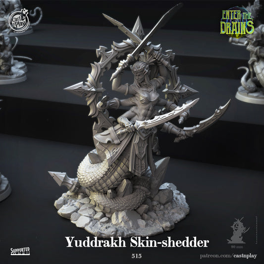 Yuddrakh Skin-shedder - Enter the Drains | Cast N Play | Resin