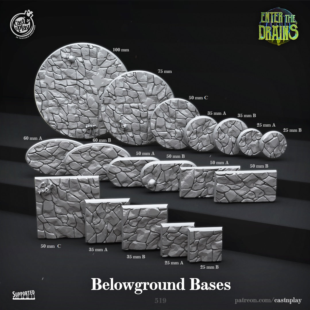 Belowground Bases - Enter the Drains | Cast N Play | Resin