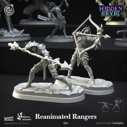 Reanimated Rangers - Hidden Crypt | Cast N Play | Resin